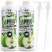 C.P.Sports Sugar-Free Beverage Syrup - Apple Flavor - 2L + Pump Dispenser - Vitamin-Enriched Sports Drink Concentrate - Buy Online on GoSupps.com