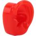 Simulated Human Ear Model Pair for Acupuncture Display - Soft & Water Resistant (Red) - Buy Online on GoSupps.com