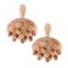 Beavorty 2st Meridian massage brush kamm scratch stimulator gua-sha facial tools massage device B rzahnk mme for women hair combat for thick hair handheld lotus seed massage hammer