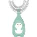 U-Shaped Silicone Toothbrush for Babies - Manual Mouth Cleaning (Green L) | Safe & Effective Oral Care - Buy Online on GoSupps.com