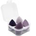 4Pcs Makeup Sponges for Foundation Beauty Blender Sponge Set for Face with Egg Case Flawless for Cream Liquid and Powder (Purple) Multicolor Purple