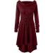 Renaissance Women's Lace-Up Hooded Robe Dress - Vintage High-Low Cloak [Color 05, Size Small] - Buy Online on GoSupps.com