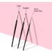 Mylee Artiste Nail Brush Kit - Professional Quality 3-Piece Set for Gel Nail Art & Polish Application - Oval Angled Fine Brushes for Manicure Painting - Home and Salon Use - Buy Online on GoSupps.com