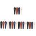 SEWACC 20 STK SCHREIN SATE FISH KNIPTER White Scissors Storage Pocket Leather Protection Leather Show Lederhone Fish scissors Fabric scissors Garden shears Garden scissors Tools PU Thread 15x4.3cmx5pcs different colors x 5 pieces