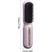 Cordless Hair Straightener Brush | Portable Ionic Straightening Comb with 3 Heating Settings | Perfect for Home Salon & Travel - Pink - Buy Online on GoSupps.com