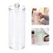 Round Cotton Storage with Lid - Acrylic Transparent Makeup Remover Organizer for Cosmetics - Buy Online on GoSupps.com