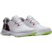 FootJoy Unisex Kids Junior Fuels Golf Shoes - White Black Lime | Sizes 1 UK | Best Kids Golf Footwear - Buy Online on GoSupps.com