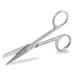 Straight bandage scissors stainless steel 12.5 cm ROUND - POINTED