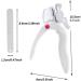 Adjustable U-Shaped Acrylic Nail Clipper with Nail File - Stainless Steel Trimmer for Nail Art - Buy Online on GoSupps.com