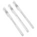 ULTECHNOVO Stylo de Microblading pour Sourcils 3 Pi ces Blanc Fin et Outils de Positionnement pour Maquillage Professionnel Visage et Tatouage