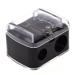 Cosmetic Pencil Sharpener Eye Makeup Pencil Sharpener 2 Holes Precision Sharpener for Eyebrow Lip Liner Eyeliner Pencil