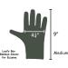 Bamboo Gloves for Eczema Black Medium Women and Men Dry Hands Overnight Moisturising Gloves 3 Pairs - Buy Online on GoSupps.com