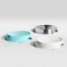 CatGuru Whisker Stress Free Cat Food Bowls - Non Slip Wide Shallow Dish for Kitten Supplies - Pack of 2 Marshmallow Cat Bowls - Buy Online on GoSupps.com