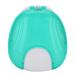 Kcabrtet Dental Retainer Case Cleaning Denture Cup Holder Case Travel Leak Proof With Lid Waterproof Denture Holder (Blue)
