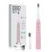 Voom Sonic Pro 5 Rechargeable Electronic Toothbrush - Dentist Recommended with 5 Speeds & 2-Minute Timer - Pink - Buy Online on GoSupps.com