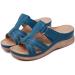 Monerffi Women's Outdoor Sandals - Anti-Slip Beach Slippers Open Toe Lightweight Platform Vintage Style EU Size 44/45 - Perfect for Casual Summer Wear - Buy Online on GoSupps.com