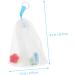 Baluue 4 Pcs Foaming Net Soap Mesh Pouches Portable Soap Exfoliating Soap Bag Soap Pouch White Pe - Buy Online on GoSupps.com