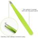 bxd Eyebrow Tweezers Set (3 Pieces) - Stainless Steel Precision Tools for Eyebrows, Beards, Ingrown Hairs, Blackheads, and Tick Removal - Green - Buy Online on GoSupps.com