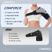 Adjustable Shoulder Brace with Pressure Pad - Neoprene Compression Sleeve for Rotator Cuff & AC Joint Pain Relief - Universal Fit for Men & Women - Buy Online on GoSupps.com
