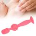 Diaper Cream Spatula - Suction Cup Base Baby Diaper Cream Brush - Silicone Brush for Gentle Application - 5.9in Height - Red - Buy Online on GoSupps.com