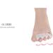 Silicone Toe Separators - 2 Pairs Gel Spacers for Bunion Corrector & Toe Straightener | Reduce Foot Pain & Improve Toe Alignment - Men & Women - Buy Online on GoSupps.com