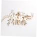 FRCOLOR Bridal Headwear Metal Hair Comb Bridal Hair Clips Womens Headpiece Bride Hairpin Comb Clips for Hair Decorative Hair Combs Hair Comb Clips Wedding Hair Accessories for Bride - Buy Online on GoSupps.com
