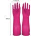 GIFZES Cleaning Gloves Full Hand Protection Gloves Waterproof Non-slip Dishwashing Gloves Heat-insulated Kitchen Cleaning Tool Pink L - Buy Online on GoSupps.com