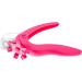 Nail Tips Cutter Adjustable Acrylic Nail Clippers Acrylic Nail Clippers Precise Sizer for Nail Artist for Home (Rose Red) - Buy Online on GoSupps.com