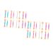 FOMIYES 120pcs Double Ended Eye Shadow Stick Makeup Brush Dual-ended Eye Stick Manicure Woman Tool