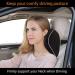 ICOMFYWAY Car Neck Support Pillow - Memory Foam Headrest for Neck Pain Relief While Driving - Black - Buy Online on GoSupps.com