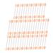 50pcs Two-color Eyeshadow Brush Beauty Sponge Disposable Makeup Make up Kit Professional Eyeshadow Comestic Applicator Oval Makeup Eyeshadow Cosmetic