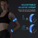Flintronic LED Bracelet - 4 pcs Reflective Lighting Tape Safety Light Band for Night Running & Outdoor Sports - Unisex Blue - Buy Online on GoSupps.com