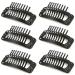 nuoshen 30 Pcs Wig Clips Snap Clips Hair Extensions Clips U-Shape Snap Clips 9 Teeth Comb Clips for Hair Extensions 3.2 cm - Buy Online on GoSupps.com