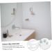 Ciieeo 2 Pcs Box Soap Box Plastic Soap Draining Dish Hygiene Bar Soap Holder Bath Soap Holder Storage Rack Shower Soap Holder Cat Soap Holder Decor Sponge Holder No Punching White - Buy Online on GoSupps.com