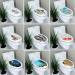 Flower Pattern Vinyl Toilet Sticker Cover - Removable Bathroom Decals for Home Decoration - Buy Online on GoSupps.com
