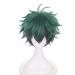 Buy Lwiuentx MHA Cosplay Midoriya Izuku Short Green Wig + Free Wig Cap - International Shipping Available - Buy Online on GoSupps.com