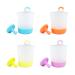 Puj - Phillip Cups  Hangable  Rinse-and-Play Reusable Plastic Cups  Highly Functional Fun Cups for Kids  Set of 4 Kids Cup with 4 Grippy Hooks - Frustration Free Packaging (MultiColor) Multicolor 4 Count (Pack of 1)