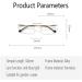 Bezax Ultra-Light Frameless Cutting Glasses Anti-Fatigue Multifocal Computer Glasses for Men & Seniors | Anti-Blue Light Protection - Buy Online on GoSupps.com