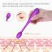 Personal Eye Massager Wand Vibrating Treatment for Dark Circles Puffiness & Fatigue | Anti-Aging Facial Device - Purple - Buy Online on GoSupps.com