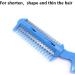 6 Pieces Hair Cutter Comb with Blades Pet Razor Comb Double Sides Removal Comb Dual Side Cutting Scissors for DIY Shorten Shape Thin Hair Gently Grooming Cutting Dogs Hair (Pink White Blue) - Buy Online on GoSupps.com