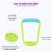 HOSIS Infant Freshfood Mash Bowl | Lightweight Baby Food Masher for Home - Blue/Green - Buy Online on GoSupps.com
