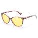 TJUTR Night-Vision Glasses for Women, Polarized Night-Driving Glasses Reduce Glare Nighttime Glasses UV Protection White Tortoise Frame/Yellow Night-vision Glasses