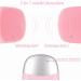 MEGAN Facial Cleansing Brush - USB Rechargeable Silicone Face Scrubber IPX7 Waterproof Sonic Massager 3-in-1 Deep Cleaning & Exfoliating Tool (Pink) - Shop Now for Glowing Skin - Buy Online on GoSupps.com