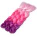 Tess Braids Extensions Ombre 60 cm - 3 Pack Jumbo Kanecalon Hair for Box Braids - 100g Pink Ombre Hair Extensions - Buy Online on GoSupps.com