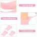 FEXPDL 3 Pairs Women Foot Spa Pedicure Silicone Socks Moisturising Socks Anti Slip Aloe Socks Silicone Socks for Women Spa Gel Socks Foot Spa Gel Silicone Socks for Women Moisturising Feet (Pink) - Buy Online on GoSupps.com