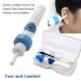 Premium Electric Ear Wax Remover - Safe Effective Ear Cleaner for Babies Kids & Adults | Removable Silicone Tips - Buy Online on GoSupps.com