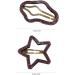 xbiez Rhinestone Star/Cloud Shape Snap Hair Clip Spring Summer Headwear for Woman Girls Taking Photo Shopping Travel Anti-slip 4 - Buy Online on GoSupps.com