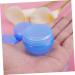 Beaupretty Travel empty plastic jar empty clear plastic sample containers small cosmetic sample containers 20g cosmetic containers make up container jar Mini Plastic Jars vial travel Cream Blue medium - Buy Online on GoSupps.com