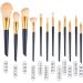 Makeup Brushes Premium Synthetic Makeup Brush Set Professional Blush Contour Eye Make Up Brush Kit 12-ESSENTIALS KIT Pink - Buy Online on GoSupps.com