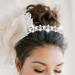 Voarge Rhinestone Hair Ties - Elegant Pearl & Crystal Wedding Hair Jewelry for Brides - Buy Online on GoSupps.com